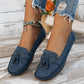 Komfortable vintage loafers for kvinner