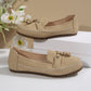 Komfortable vintage loafers for kvinner
