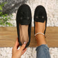 Komfortable vintage loafers for kvinner