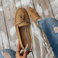 Komfortable vintage loafers for kvinner