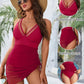 💥Siste dag spesialsalg 50% AV💃Slankende Mesh Sheer Sarong Wraps Badedrakt