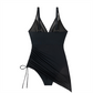 💥Siste dag spesialsalg 50% AV💃Slankende Mesh Sheer Sarong Wraps Badedrakt