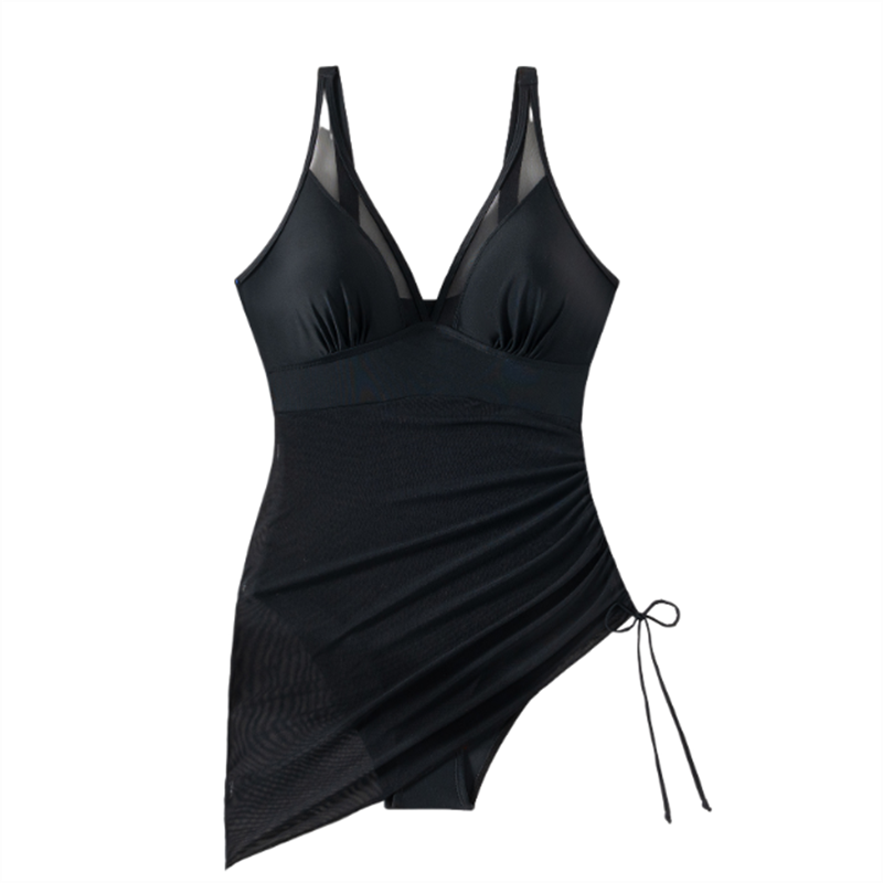 💥Siste dag spesialsalg 50% AV💃Slankende Mesh Sheer Sarong Wraps Badedrakt