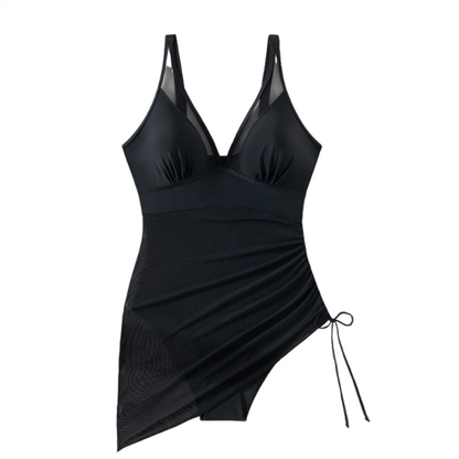 💥Siste dag spesialsalg 50% AV💃Slankende Mesh Sheer Sarong Wraps Badedrakt