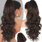 💜Begrenset tidsbegrenset tilbud 40 % rabatt💜Clip-on bølget hestehaleforlengelse
