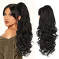 💜Begrenset tidsbegrenset tilbud 40 % rabatt💜Clip-on bølget hestehaleforlengelse