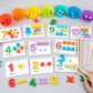 🏅Montessori Clip Perle Matematikk Teller Leketøy