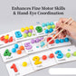 🏅Montessori Clip Perle Matematikk Teller Leketøy