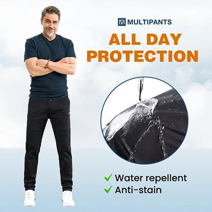 🥰 MultiPants - slitesterk cargobukse med høy stretch og flere lommer