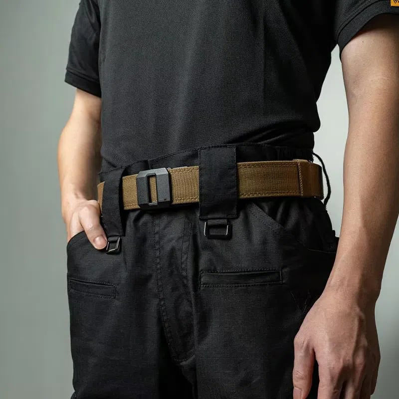 Stretchbelte i nylon med automatisk spenne for menn