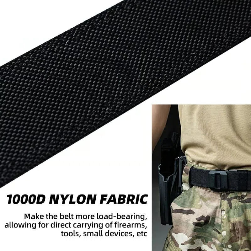 Stretchbelte i nylon med automatisk spenne for menn