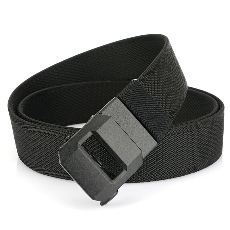Stretchbelte i nylon med automatisk spenne for menn