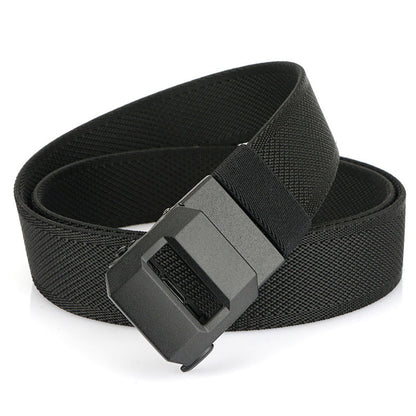 Stretchbelte i nylon med automatisk spenne for menn