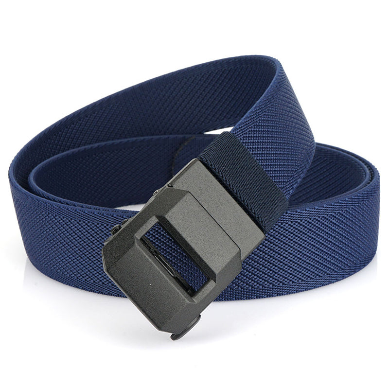 Stretchbelte i nylon med automatisk spenne for menn