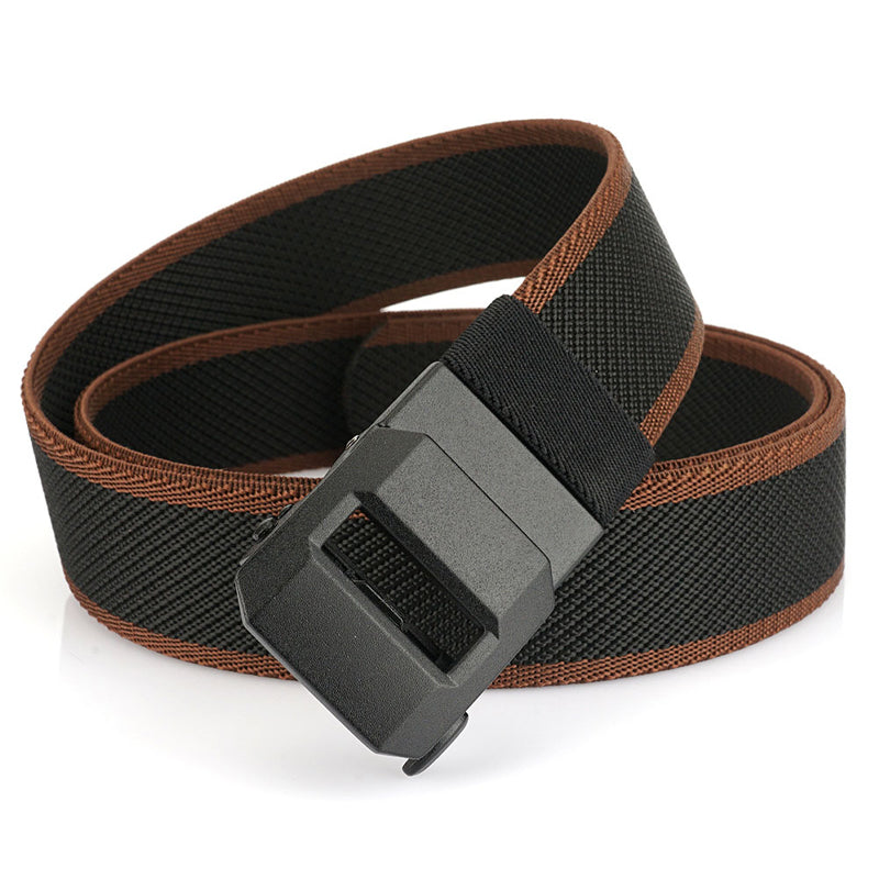 Stretchbelte i nylon med automatisk spenne for menn