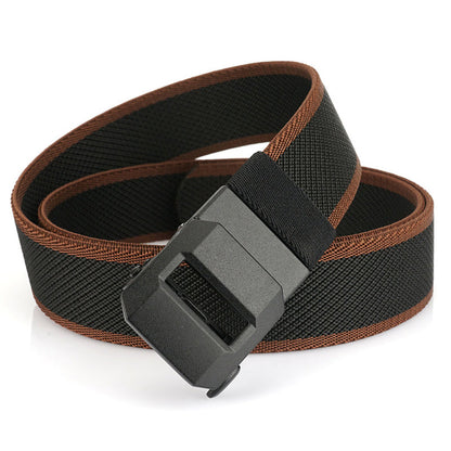 Stretchbelte i nylon med automatisk spenne for menn