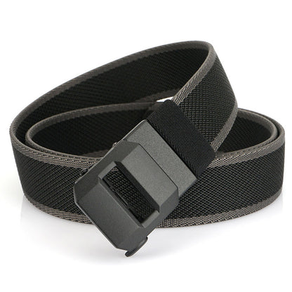 Stretchbelte i nylon med automatisk spenne for menn