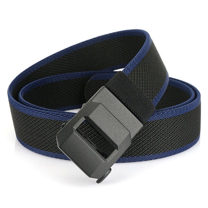 Stretchbelte i nylon med automatisk spenne for menn