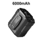 6000 mAh multifunksjonell beltevifte med 100 hastigheter og lommelykt