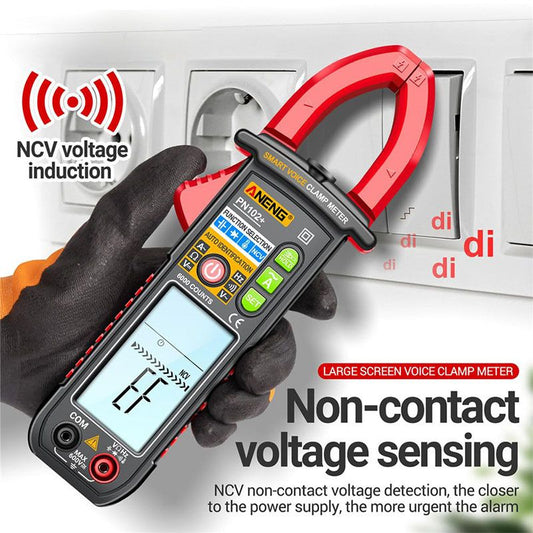 Intelligent stemmestyrt klemme-multimeter-tester