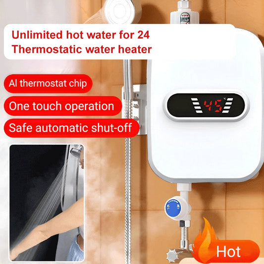 💥Banebrytende teknologi🔥Øyeblikkelig termostatstyrt varmtvannsbereder