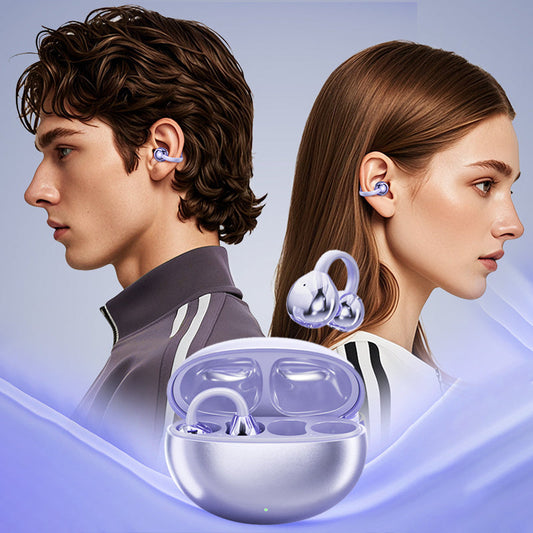 🎧 2026 Salg — Over 47 000 Solgt!🔥 Bluetooth 5.4 Klips-på Åpent Øre-ørepropper med Støydemping – AI Støydemping 🎶