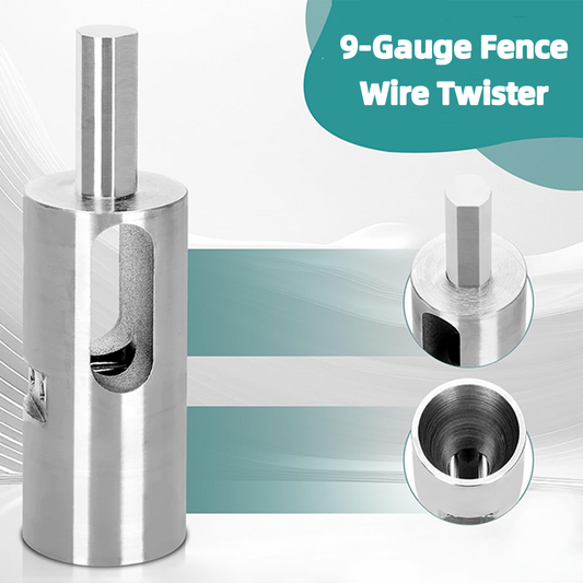 9-gauge gjerdewire-twister for 3-kjevet boreskive