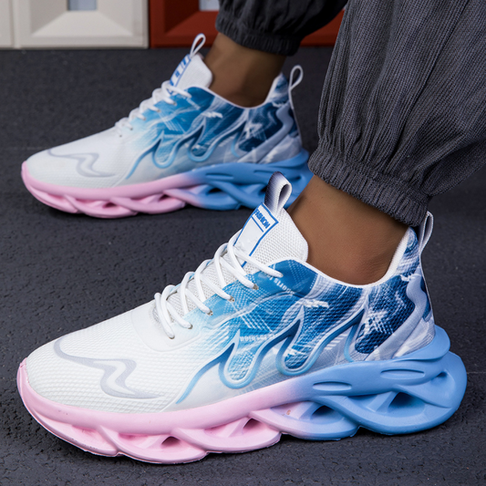 Trendy og uformell joggesko i mesh
