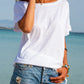 Lose sitzendes Tunika-T-Shirt für Frauen
