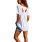 Lose sitzendes Tunika-T-Shirt für Frauen