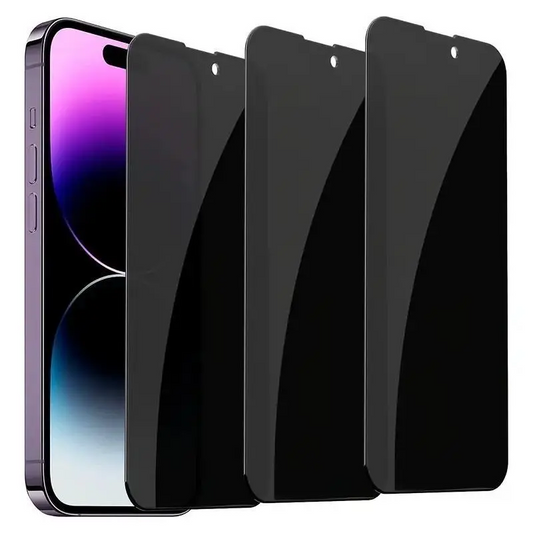 Ripebestandig og anti-spion skjermbeskytter i herdet glass for iPhone