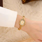 Vintage oval armbåndsur for kvinner