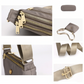 Minimalistisk, romslig skulder- og crossbody-veske i nylon