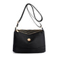 Minimalistisk, romslig skulder- og crossbody-veske i nylon