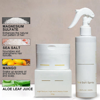 Hårstylingspray og krem-sett