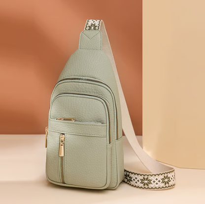 🔥Ryddesalg🔥Dames moteriktig uformell ensfarget crossbody-veske(Jo mer du kjøper, jo høyere rabatt)
