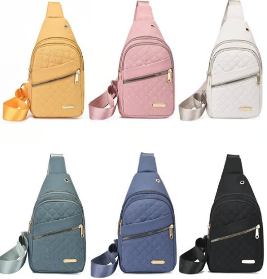 🔥Ryddesalg🔥Dames moteriktig uformell ensfarget crossbody-veske(Jo mer du kjøper, jo høyere rabatt)