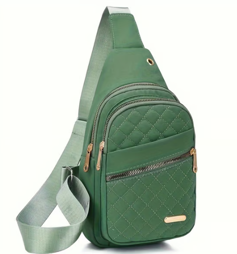 🔥Ryddesalg🔥Dames moteriktig uformell ensfarget crossbody-veske(Jo mer du kjøper, jo høyere rabatt)