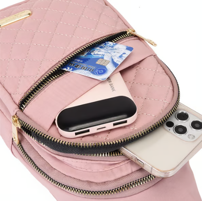 🔥Ryddesalg🔥Dames moteriktig uformell ensfarget crossbody-veske(Jo mer du kjøper, jo høyere rabatt)