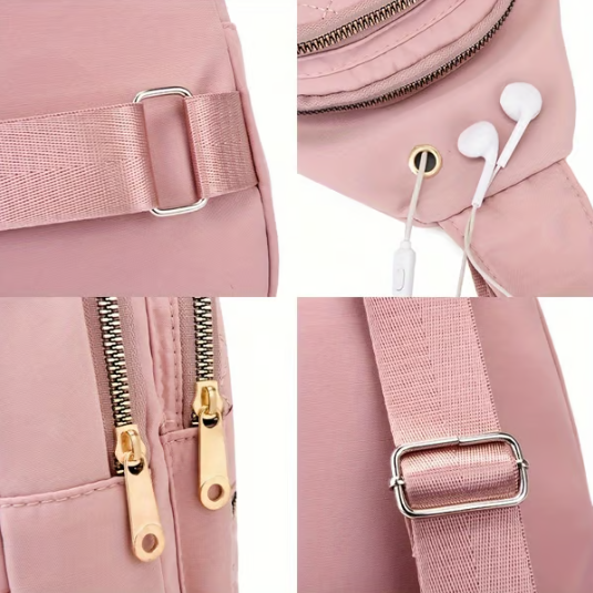 🔥Ryddesalg🔥Dames moteriktig uformell ensfarget crossbody-veske(Jo mer du kjøper, jo høyere rabatt)
