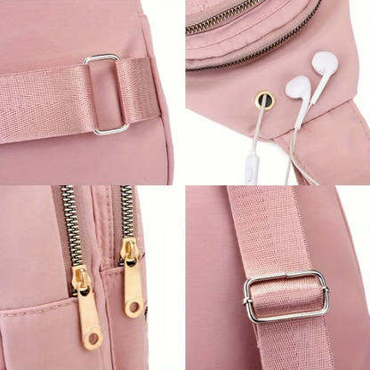 🔥Ryddesalg🔥Dames moteriktig uformell ensfarget crossbody-veske(Jo mer du kjøper, jo høyere rabatt)