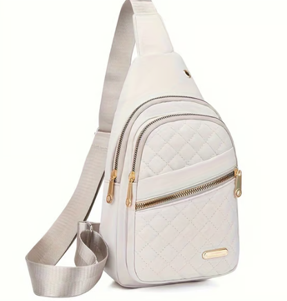 🔥Ryddesalg🔥Dames moteriktig uformell ensfarget crossbody-veske(Jo mer du kjøper, jo høyere rabatt)