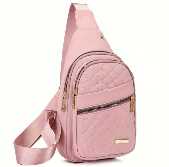 🔥Ryddesalg🔥Dames moteriktig uformell ensfarget crossbody-veske(Jo mer du kjøper, jo høyere rabatt)