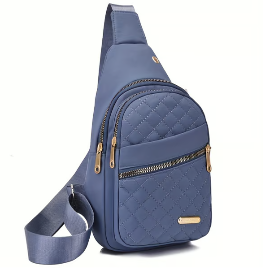 🔥Ryddesalg🔥Dames moteriktig uformell ensfarget crossbody-veske(Jo mer du kjøper, jo høyere rabatt)