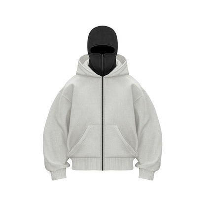 Ninja-hettegenser med glidelås for menn og kvinner