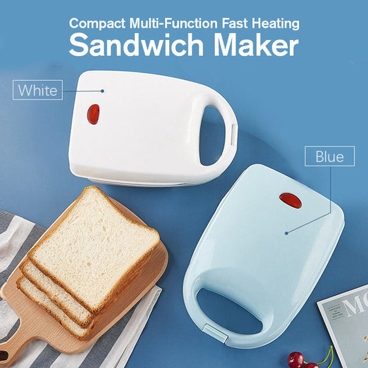 Kompakt multifunksjonell sandwichmaker med rask oppvarming