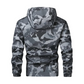🦅 Herre Camouflage Jakke: Hette, Flere Lommer & Værbestandig – Perfekt For Utendørs & Byen!