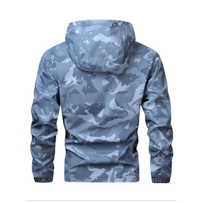 🦅 Herre Camouflage Jakke: Hette, Flere Lommer & Værbestandig – Perfekt For Utendørs & Byen!