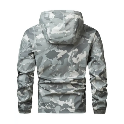 🦅 Herre Camouflage Jakke: Hette, Flere Lommer & Værbestandig – Perfekt For Utendørs & Byen!