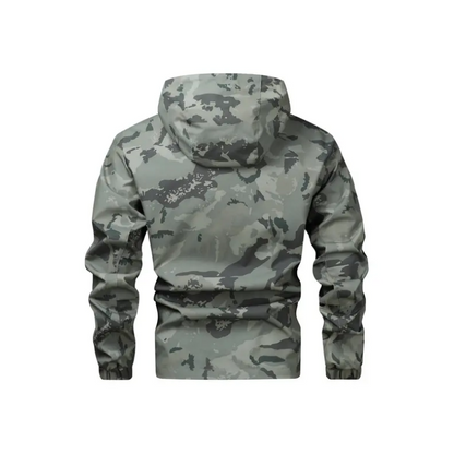 🦅 Herre Camouflage Jakke: Hette, Flere Lommer & Værbestandig – Perfekt For Utendørs & Byen!
